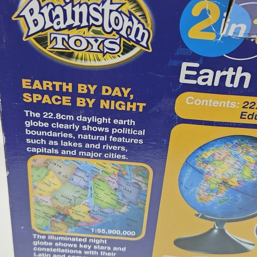 2-in-1 Earth and Constellation Globe‎ Brainstorm Toys Educational Light Up
